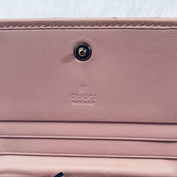 โ๐HPx5๐Gucci GG Marmont Chevron Wallet - Picture 6 of 13